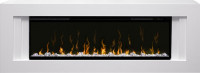 Каминокомплект Line - Белый с очагом Ignite XLF50