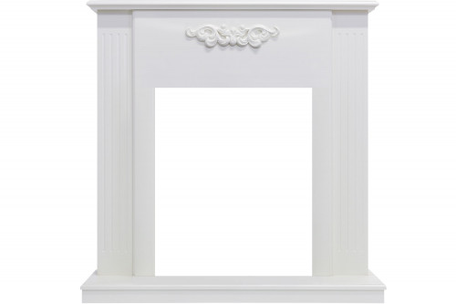 Каминокомплект Capri - Белое дерево делюкс с очагом Fobos FX M Black