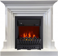 Каминокомплект Bradford - Белый с очагом Aspen Black