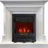 Каминокомплект Bradford - Белый с очагом Aspen Black Каминокомплект Bradford - Белый с очагом Aspen Black