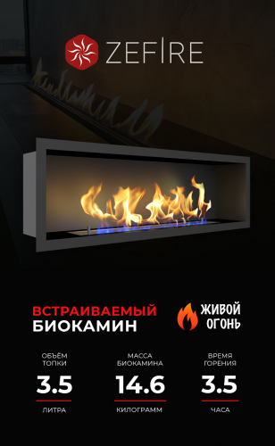 Биокамин Flagman 1000 (ZeFire)