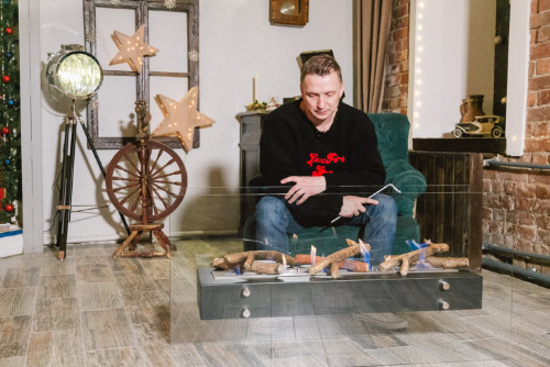 Биокамин напольный "Консул 1"-800