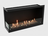 Встроенный биокамин Lux Fire Угловой 1155 М (левый угол)
