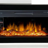 Каминокомплект Basel L - Белый с черным с очагом Vision 42 LOG LED