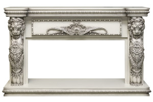 Портал Royal Flame Windsor 42 - Слоновая кость с темной патиной