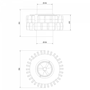Комплект чугунных теплоаккумулирующих дисков d-150мм (2 шт.)