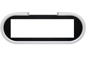 Каминокомплект Soho - Белый с черным с очагом Vision 60 LED