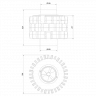 Комплект чугунных теплоаккумулирующих дисков d-150мм (3 шт.)