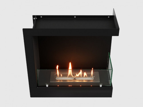 Встроенный биокамин Lux Fire Угловой 490 S (правый угол)
