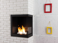 Встроенный биокамин Lux Fire Угловой 555 М (правый угол)