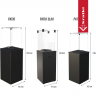 Нагреватель газовый Kratki PATIO/SLIM/M Нагреватель газовый Kratki PATIO/SLIM/M