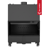 Топка с теплообменником Kratki PRO LUCY/PW/20/W двойное стекло