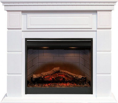 Каминокомплект Portland - Белый с очагом Symphony 26'' DF2608-INT