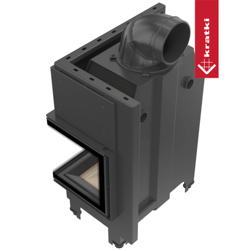 Топка Kratki PRO MBM/P/BS/SG угловое гнутое стекло справа