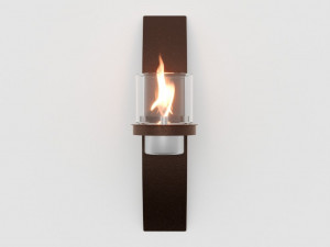 Биокамин настенный Lux Fire "Олимпус D" (коричневый)
