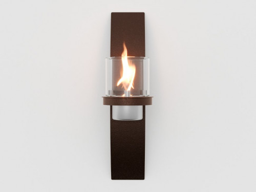 Биокамин настенный Lux Fire "Олимпус D" (коричневый)